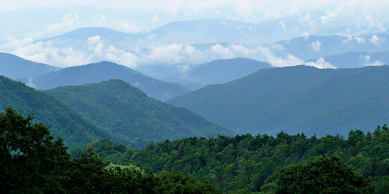 Blue Ridge mountains